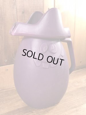 アドバタイジングキャラクターのファーニーフェイスのビンテージのピッチャー