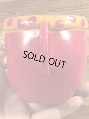 アドバタイジングキャラクターのファニーフェイスのビンテージのマグカップ