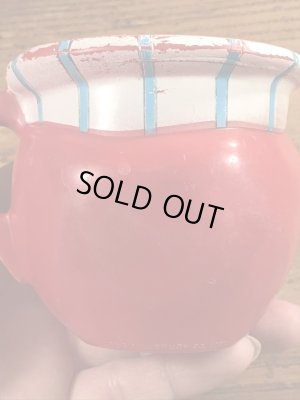 70年代のファニーフェイスのビンテージのマグカップ