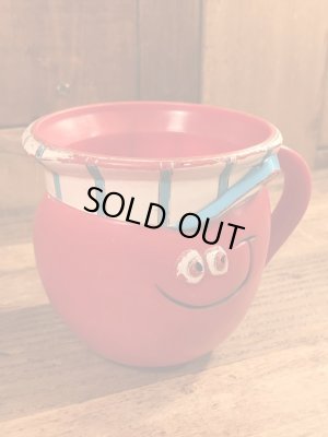 70年代のファニーフェイスのビンテージのマグカップ