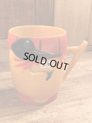 企業キャラクターのファニーフェイスのビンテージのマグカップ