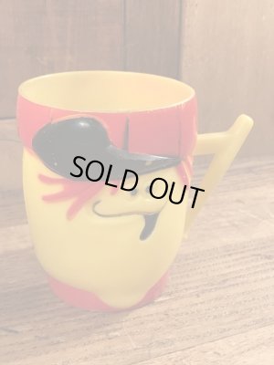 企業キャラクターのファニーフェイスのビンテージのマグカップ