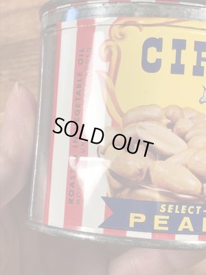 50年代のサーカスのビンテージのブリキ缶