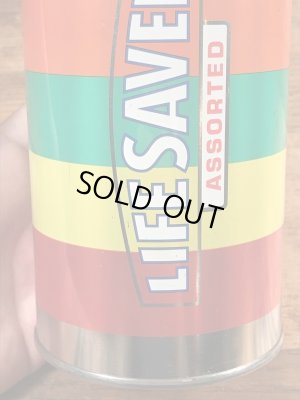 ロールキャンディのライフセーバーズのヴィンテージのTin缶