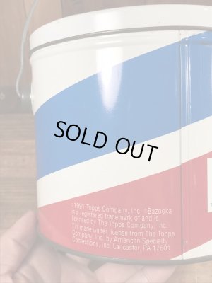 90年代のバズーカのビンテージのブリキ缶