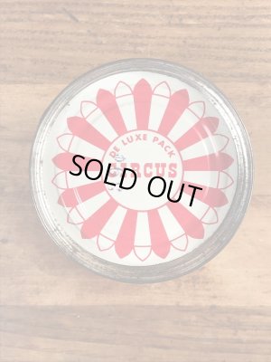 50年代のサーカスのビンテージのブリキ缶