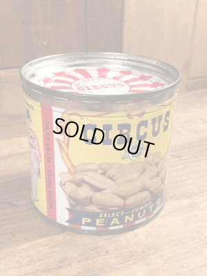 50年代のサーカスのビンテージのブリキ缶