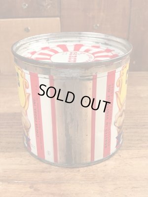 サーカスのピーナッツのヴィンテージのTin缶