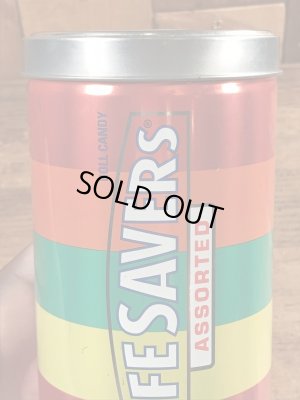 90年代のライフセーバーズのビンテージのブリキ缶