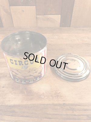 サーカスのピーナッツのヴィンテージのTin缶