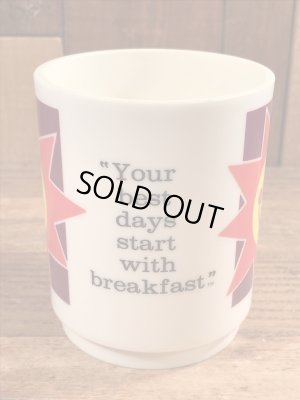 ケロッグのレーズンブランのビンテージのマグカップ