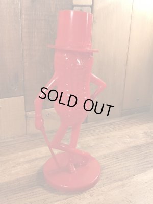 企業キャラクターのミスターピーナッツのビンテージのコインバンク