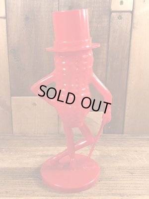 アドバタイジングキャラクターのミスターピーナッツのヴィンテージの貯金箱フィギュア