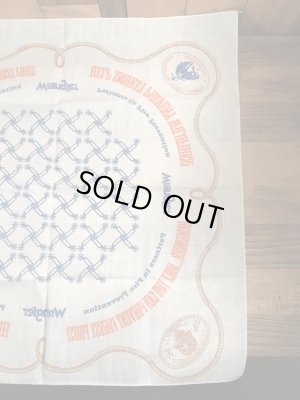 80年代のスモーキーベアとラングラーのビンテージのバンダナ