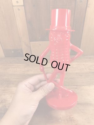 アドバタイジングキャラクターのミスターピーナッツのヴィンテージの貯金箱フィギュア