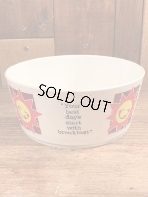 ケロッグのアドバタイジング物のビンテージのシリアルボウル