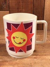 Kellogg “Raisin Bran Sun” Plastic Mug　レーズンブラン　ビンテージ　マグカップ　ケロッグ　80年代