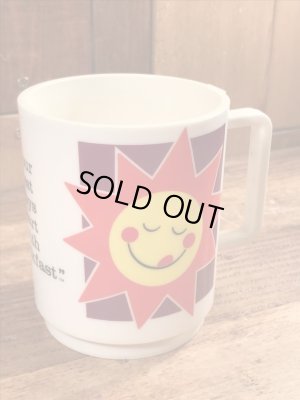 ケロッグのレーズンブランのビンテージのマグカップ