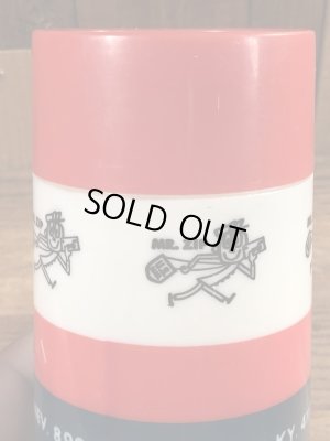 アドバタイジングキャラクターのミスタージップのビンテージの水筒