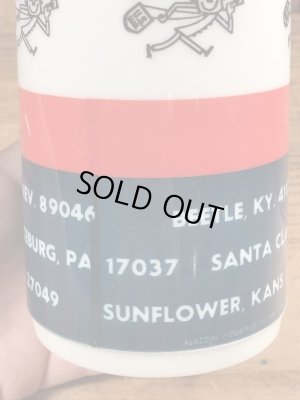 企業キャラクターのMr. Zipのヴィンテージのサーモボトル