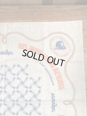 80年代のスモーキーベアとラングラーのビンテージのバンダナ