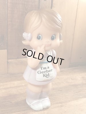 企業キャラクターのガーバーキッドのビンテージのソフビフィギュア