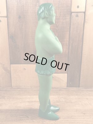 アドバタイジングキャラクターのグリーンジャイアントのビンテージのフィギュア