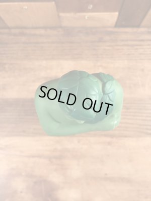 アドバタイジングキャラクターのグリーンジャイアントのビンテージのフィギュア