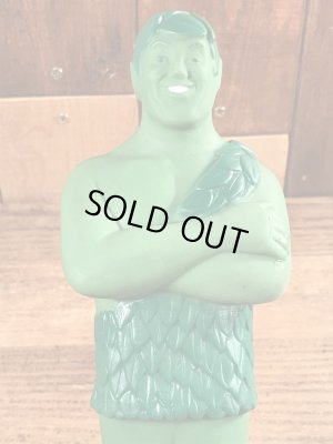 アドバタイジングキャラクターのグリーンジャイアントのビンテージのフィギュア