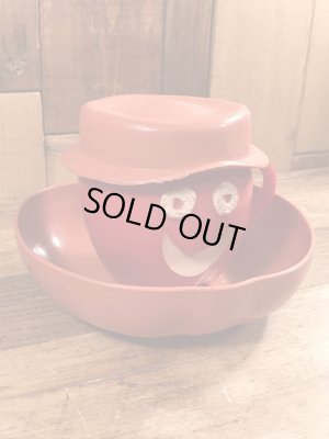 ケロッグのアップルジャックスのビンテージのシリアルボウル&マグカップ