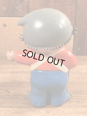 アドバタイジングキャラクターのマインツェルマンヒェンのヴィンテージのソフビ人形