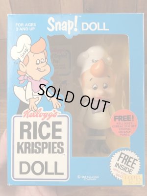 ケロッグのスナップクラックルポップのビンテージのドールセット
