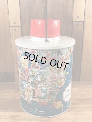 企業キャラクターのエッソオイルのヴィンテージの水筒