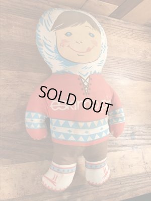 企業キャラクターのエスキモーパイのビンテージのピロードール