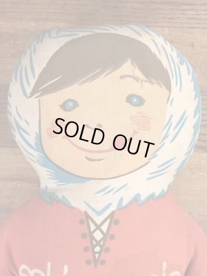 企業キャラクターのエスキモーパイのビンテージのピロードール