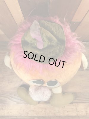 アドバタイジングキャラクターのマジックマウンテントロールのビンテージのぬいぐるみ