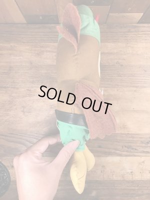 アドバタイジングキャラクターのウッジーオウルのビンテージのクロスドール