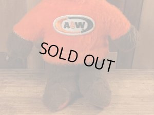 企業キャラクターのA&Wベアのヴィンテージのトイ