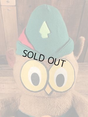 70年代のウッジーオウルのビンテージのプラッシュドール