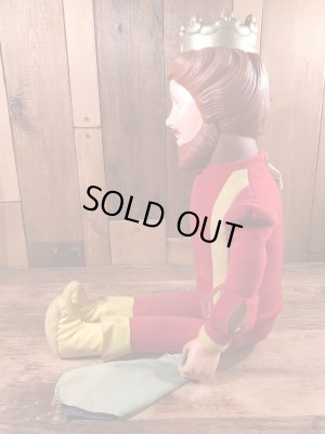 企業キャラクターのバーガーキングのヴィンテージのトイ