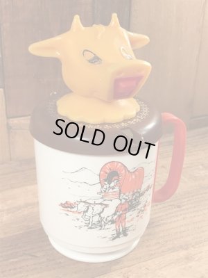 70年代のモーカウクリーマーのビンテージの容器