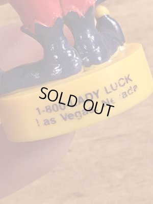 ラスベガスのカジノホテルの企業キャラクターのビンテージのPVCフィギュア