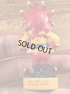 企業キャラクターのレディラックカジノホテルのビンテージのPVCフィギュア