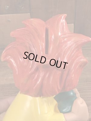 80年代のプムックルのビンテージのコインバンクドール