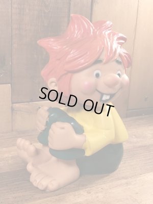 80年代のプムックルのビンテージのコインバンクドール