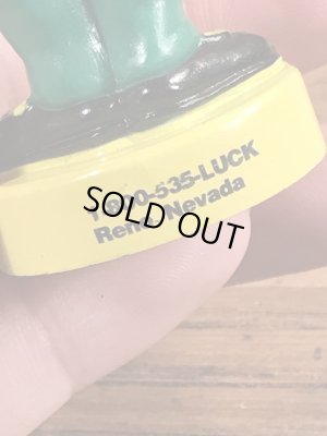 フィッツジェラルドカジノホテルの企業キャラクターのビンテージのPVCフィギュア