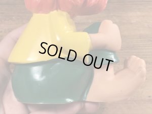 80年代のプムックルのヴィンテージの貯金箱フィギュア