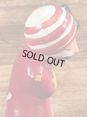 エアインディアの企業キャラクターのビンテージのディスプレイフィギュア