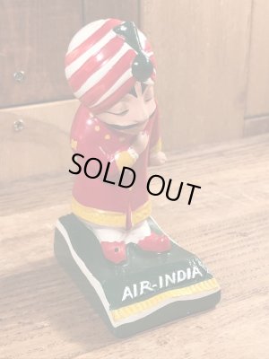 エアインディアの企業キャラクターのビンテージのディスプレイフィギュア