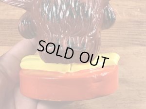 ブッシュガーデンの企業キャラクターのヴィンテージの貯金箱フィギュア